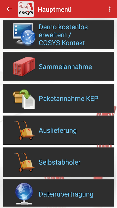 COSYS hauspostverteilung App COSYS hauspostverteilung App