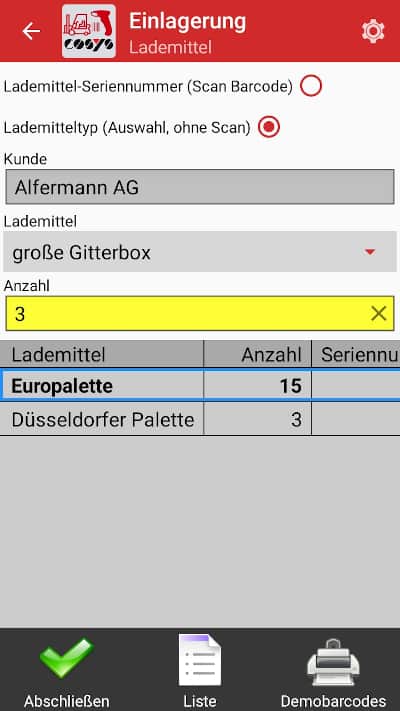 Lademittelverwaltung und Behältermanagement Lademittelverwaltung und Behältermanagement