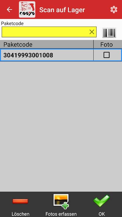 COSYS Pakettransport App