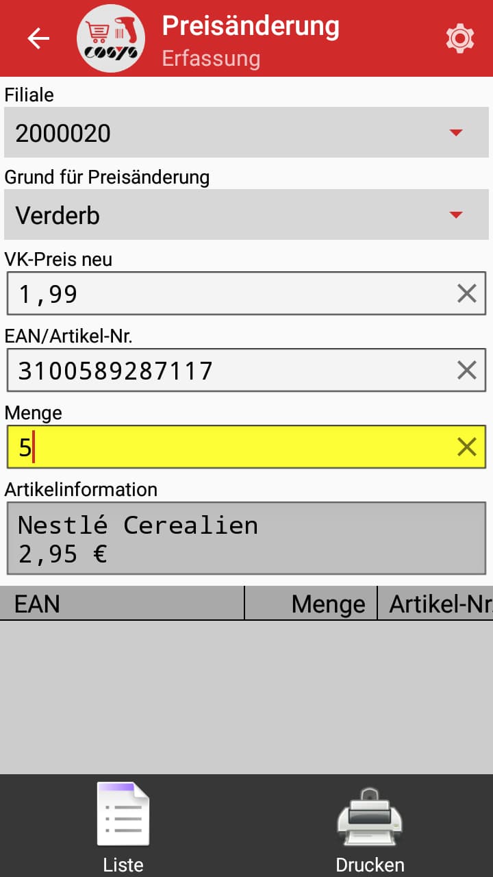 COSYS POS Food App Umfrage COSYS POS Food App Umfrage