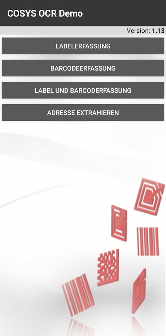 COSYS Search and Find Barcode Scanner App
